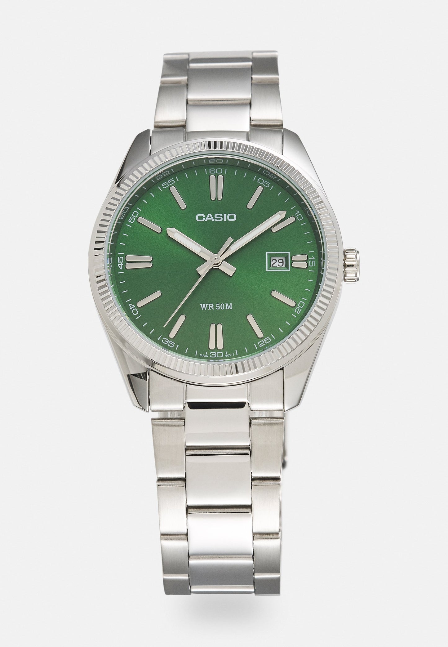 Casio watch - foggy green