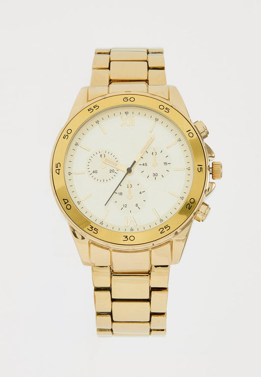 Wristly Chronograph watch - gold
